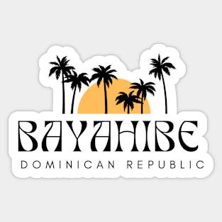 Bayahibe Palm Dominican Republic Sticker